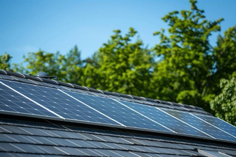 Pose et installation de panneaux solaires sur le toit d'une maison individuelle à Colmar dans le 68