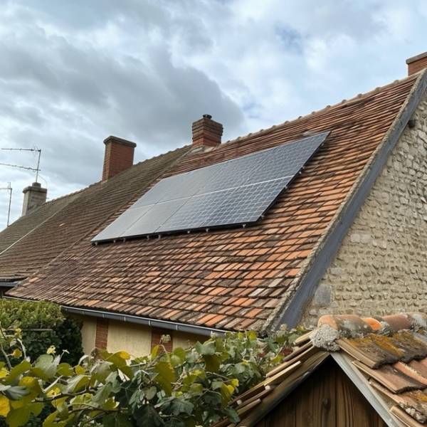 Installation de panneaux solaires de 3 kWC sur toiture traditionnelle à Strasbourg 